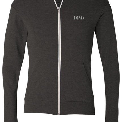 Triblend Full-Zip Lightweight Hoodie