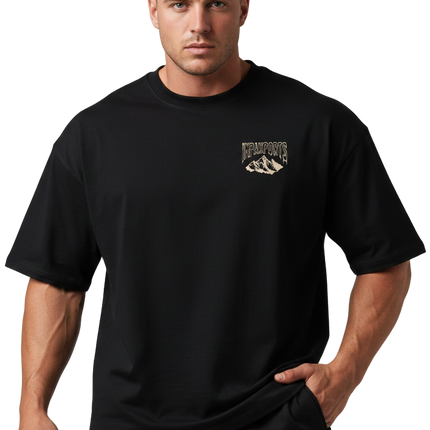 Oversized Muscles T-Shirt  (High Neck)
