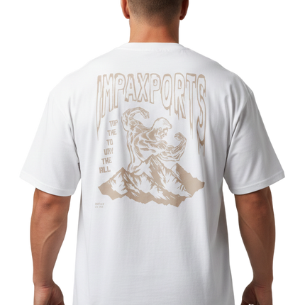 Oversized Muscles T-Shirt  (High Neck)