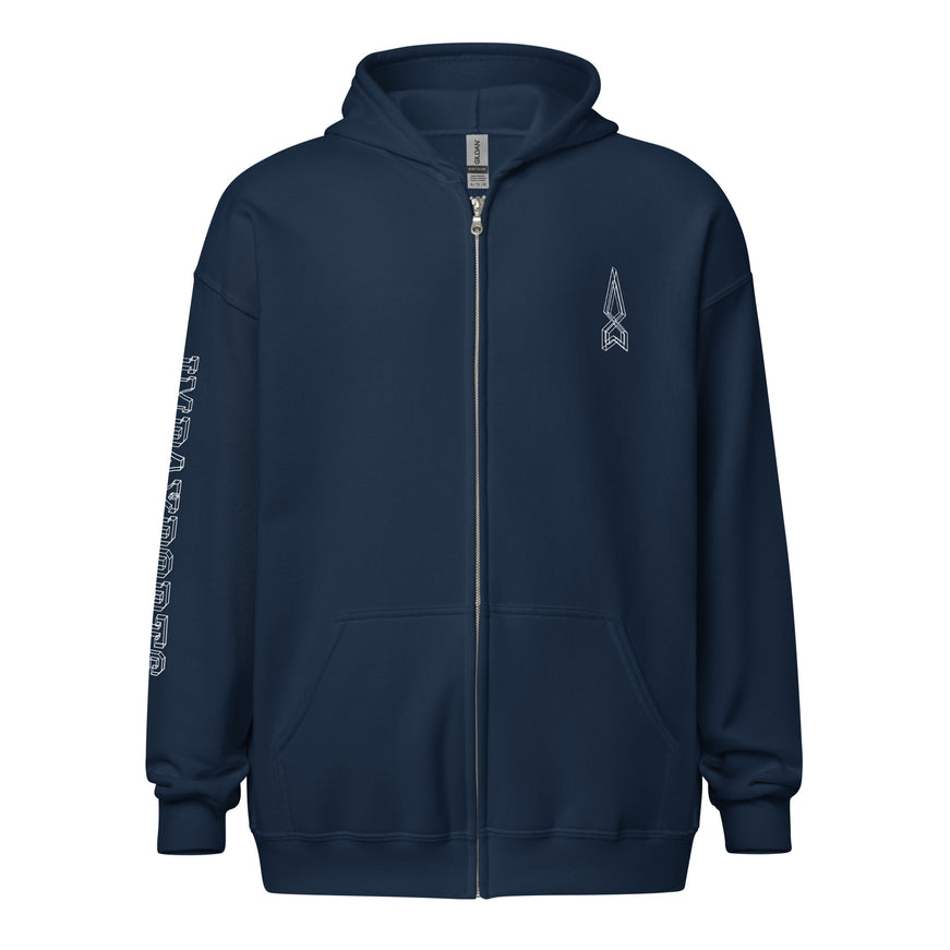 Three Dimensional - Heavy Blend Zip Hoodie